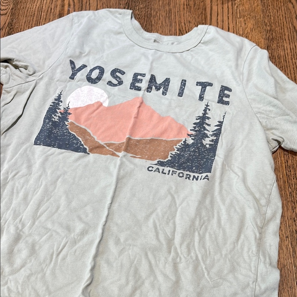 Zoe + Liv Gray Yosemite Graphic Tee